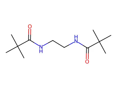N-[2-(2,2-dimethylpropanoylamino)ethyl]-2,2-dimethylpropanamide structure