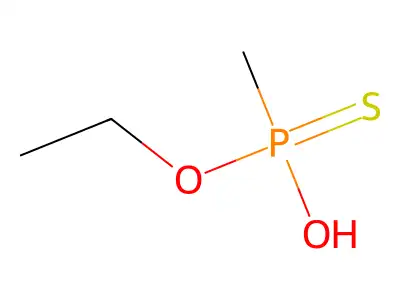 O-Ethyl methylphosphonothioate structure