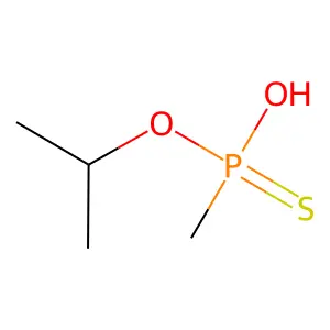 O-Propan-2-yl hydrogen methylphosphonothioate structure