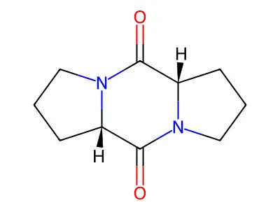 Cyclo(prolylprolyl) structure