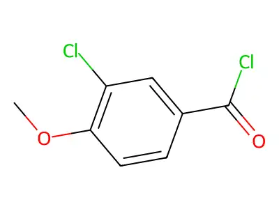 3-Chloro-4-methoxybenzoyl chloride structure