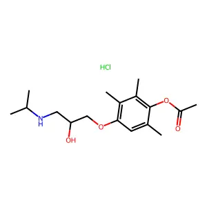 Metipranolol Hydrochloride structure