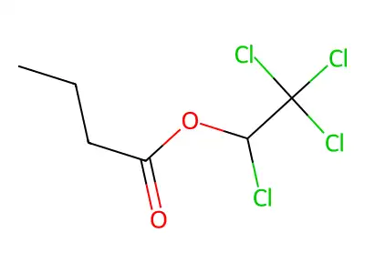 丁酸1,2,2,2-四氯乙酯 structure