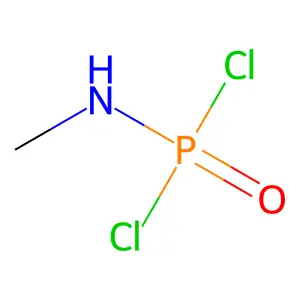 Phosphoramidic dichloride, methyl- structure