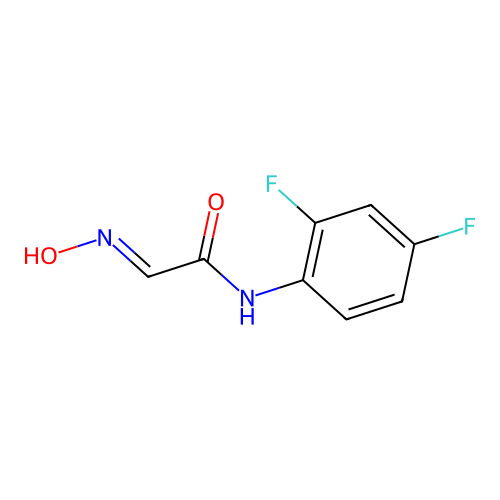 N-(2,4-Difluorophenyl)-2-(hydroxyimino)acetamide structure