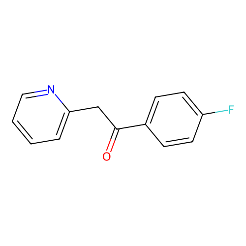 1-(4-Fluorophenyl)-2-pyridin-2-ylethanone structure