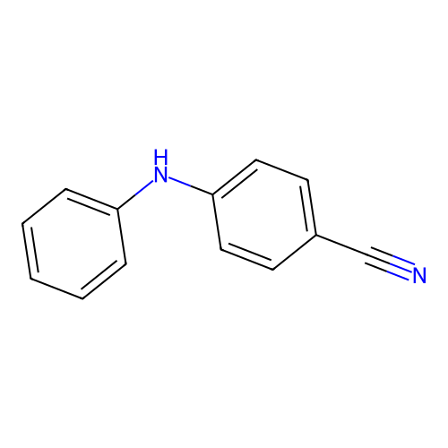 4-Phenylamino-benzonitrile structure