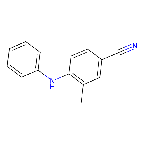4-Anilino-3-methylbenzonitrile structure