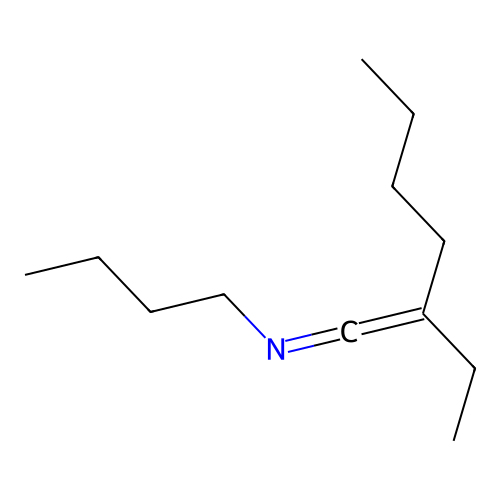 N-butyl-2-ethylhex-1-en-1-imine structure
