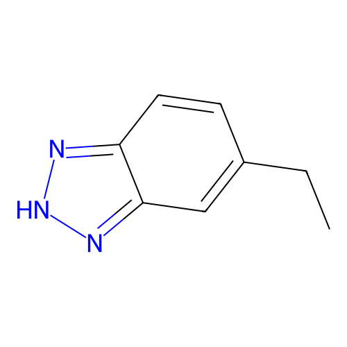 6-ethyl-1H-1,2,3-benzotriazole structure