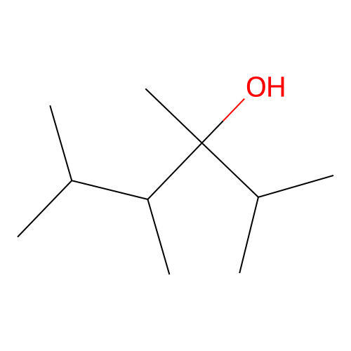 2,3,4,5-Tetramethyl-3-hexanol structure