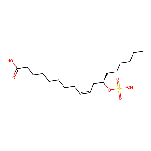 12-Sulphoricinic acid structure