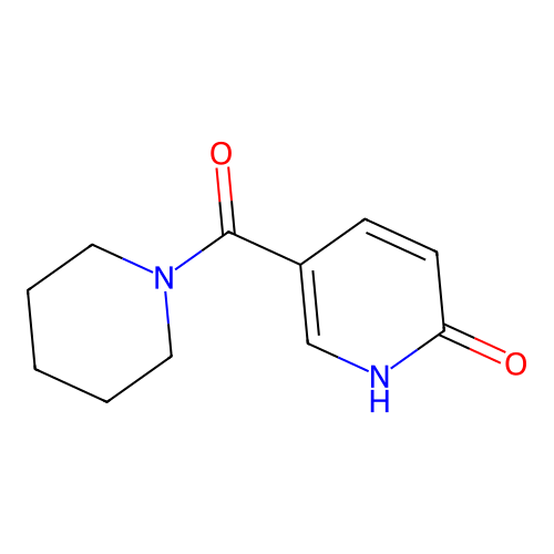 5-(piperidine-1-carbonyl)-1H-pyridin-2-one structure