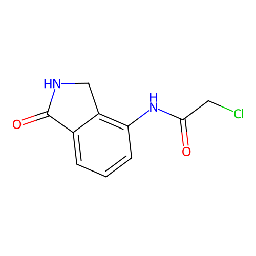 Acetamide,2-chloro-n-(2,3-dihydro-1-oxo-1h-isoindol-4-yl)- structure