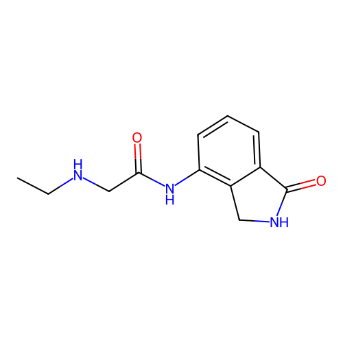Acetamide,n-(2,3-dihydro-1-oxo-1h-isoindol-4-yl)-2-(ethylamino)- structure