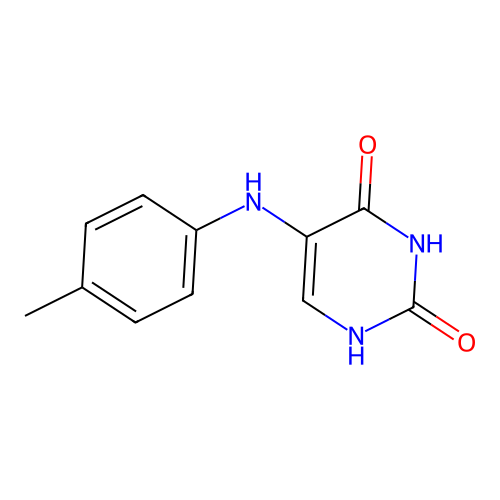 5-(4-methylanilino)-1H-pyrimidine-2,4-dione structure