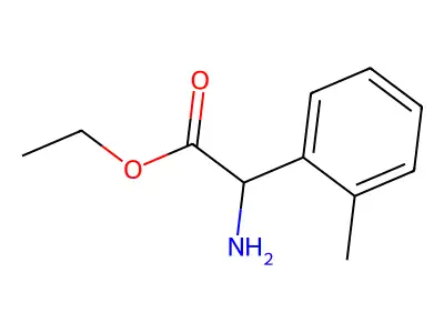 Ethyl 2-amino-2-(2-methylphenyl)acetate structure