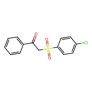 2-(4-Chloro-benzenesulfonyl)-1-phenyl-ethanone structure