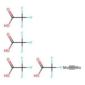 Dimolybdenum tetrakis(trifluoroacetate) structure