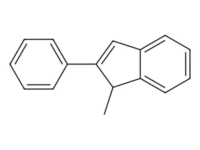 1-Methyl-2-phenylindene structure