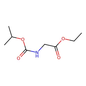 Ethyl 2-(propan-2-yloxycarbonylamino)acetate structure