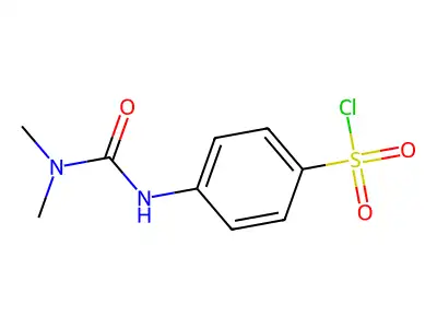 4-(3,3-Dimethyl-ureido)-benzenesulfonyl chloride structure