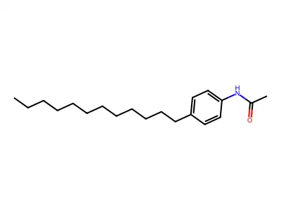 N-(4-dodecylphenyl)acetamide structure
