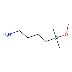 1-Butanamine, 4-(methoxydimethylsilyl)- structure