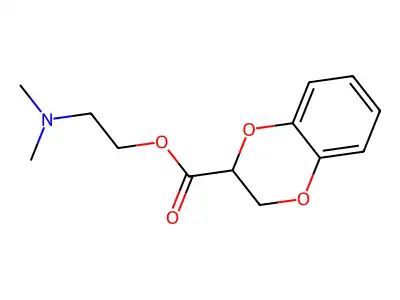 2-(Dimethylamino)ethyl 2,3-dihydro-1,4-benzodioxine-2-carboxylate structure