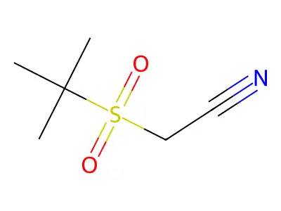 2-(tert-Butylsulfonyl)acetonitrile structure