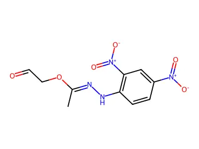 2-[(2,4-Dinitrophenyl)hydrazinylidene]ethyl acetate structure