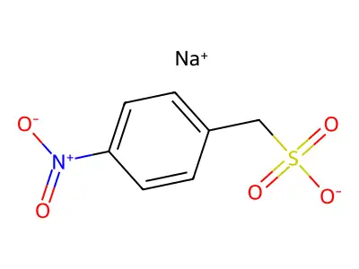 Sodium (4-nitrophenyl)methanesulfonate structure