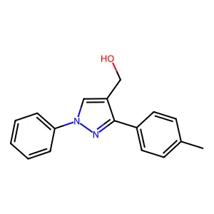 (3-(4-Methylphenyl)-1-phenyl-1H-pyrazol-4-YL)methanol structure
