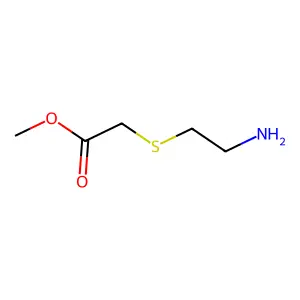 Methyl 2-[(2-aminoethyl)sulfanyl]acetate structure