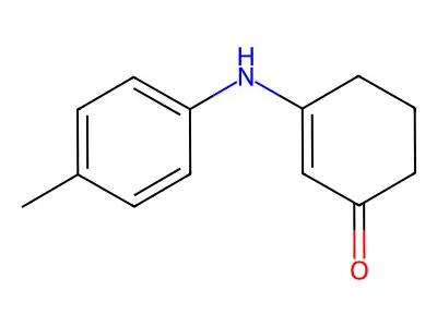 3-[(4-Methylphenyl)amino]cyclohex-2-en-1-one structure