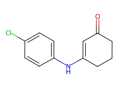 3-[(4-Chlorophenyl)amino]cyclohex-2-en-1-one structure