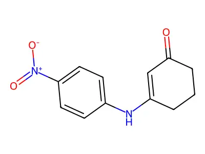 3-[(4-Nitrophenyl)amino]cyclohex-2-en-1-one structure