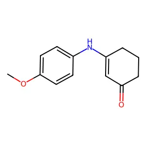 3-[(4-Methoxyphenyl)amino]cyclohex-2-en-1-one structure