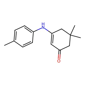 5,5-Dimethyl-3-[(4-methylphenyl)amino]cyclohex-2-en-1-one structure