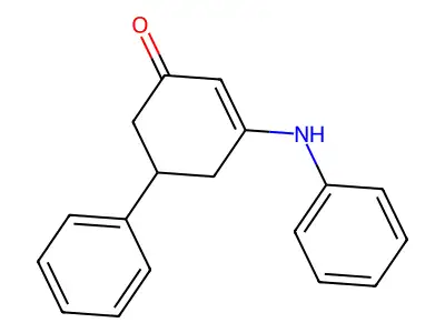 5-Phenyl-3-(phenylamino)cyclohex-2-EN-1-one structure