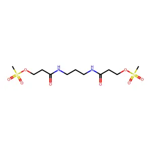 [3-[3-(3-methylsulfonyloxypropanoylamino)propylamino]-3-oxop structure
