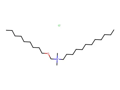 N,N-Dimethyl-N-((nonyloxy)methyl)-1-dodecanaminium chloride structure