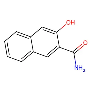 3-羟基-2-萘甲酰胺 structure