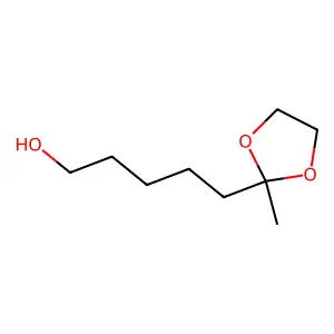 1,3-Dioxolane-2-pentanol, 2-methyl- structure