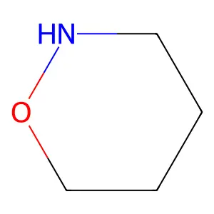 2H-1,2-Oxazine, tetrahydro- structure