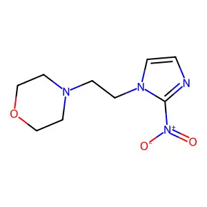 Morpholine, 4-(2-(2-nitro-1H-imidazol-1-yl)ethyl)- structure