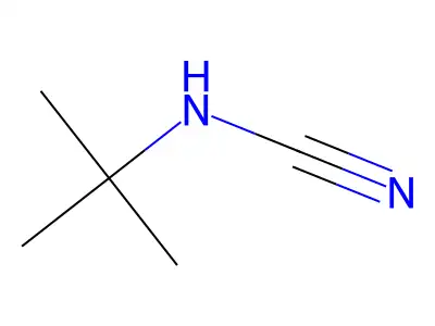 tert-Butylcyanamide structure