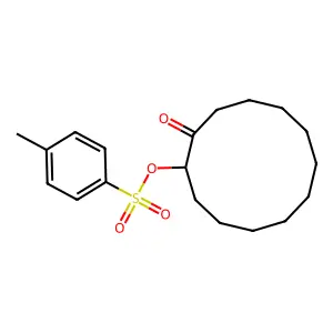 (2-Oxocyclododecyl) 4-methylbenzenesulfonate structure