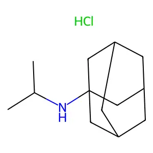1-Adamantanamine, N-isopropyl-, hydrochloride structure