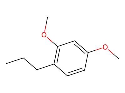 Benzene, 1,3-dimethoxy-4-propyl structure
